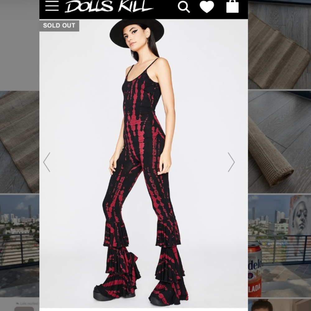 Dolls Kill Tie Dye Jumpsuit